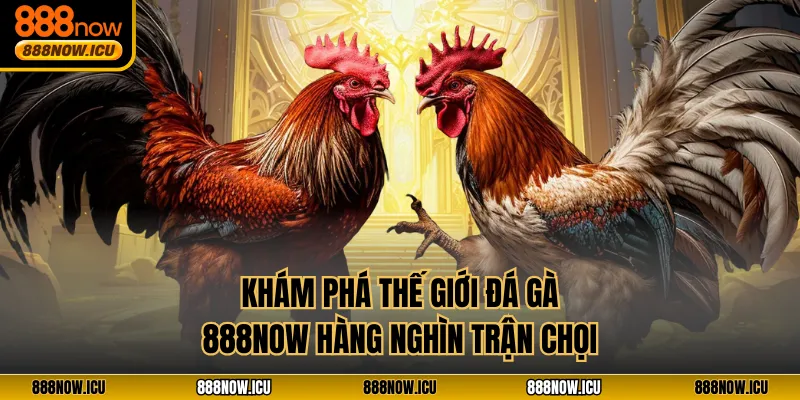 Khám phá thế giới đá gà 888NOW hàng nghìn trận chọi