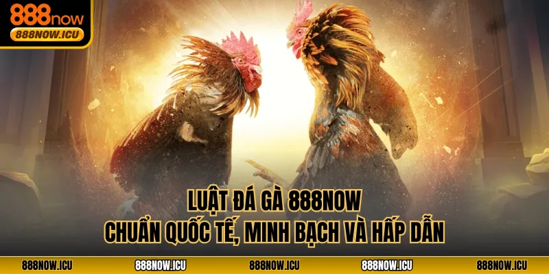 Luật đá gà 888NOW chuẩn quốc tế, minh bạch và hấp dẫn