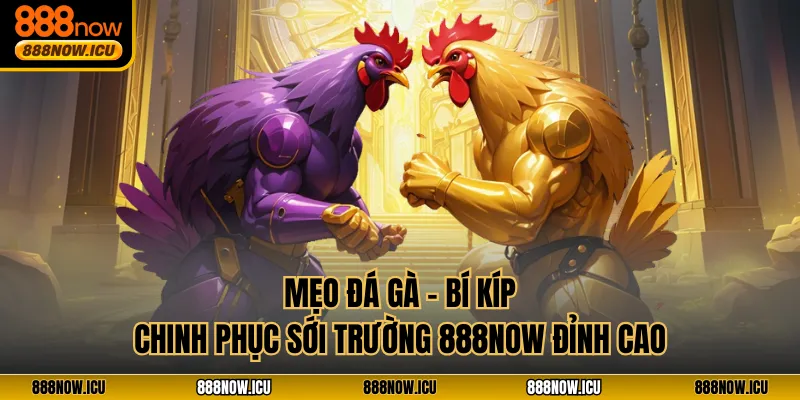 Mẹo Đá Gà - Bí Kíp Chinh Phục Sới Trường 888NOW Đỉnh Cao